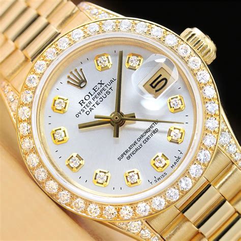 gold diamond rolex replica|second hand gold rolex watches.